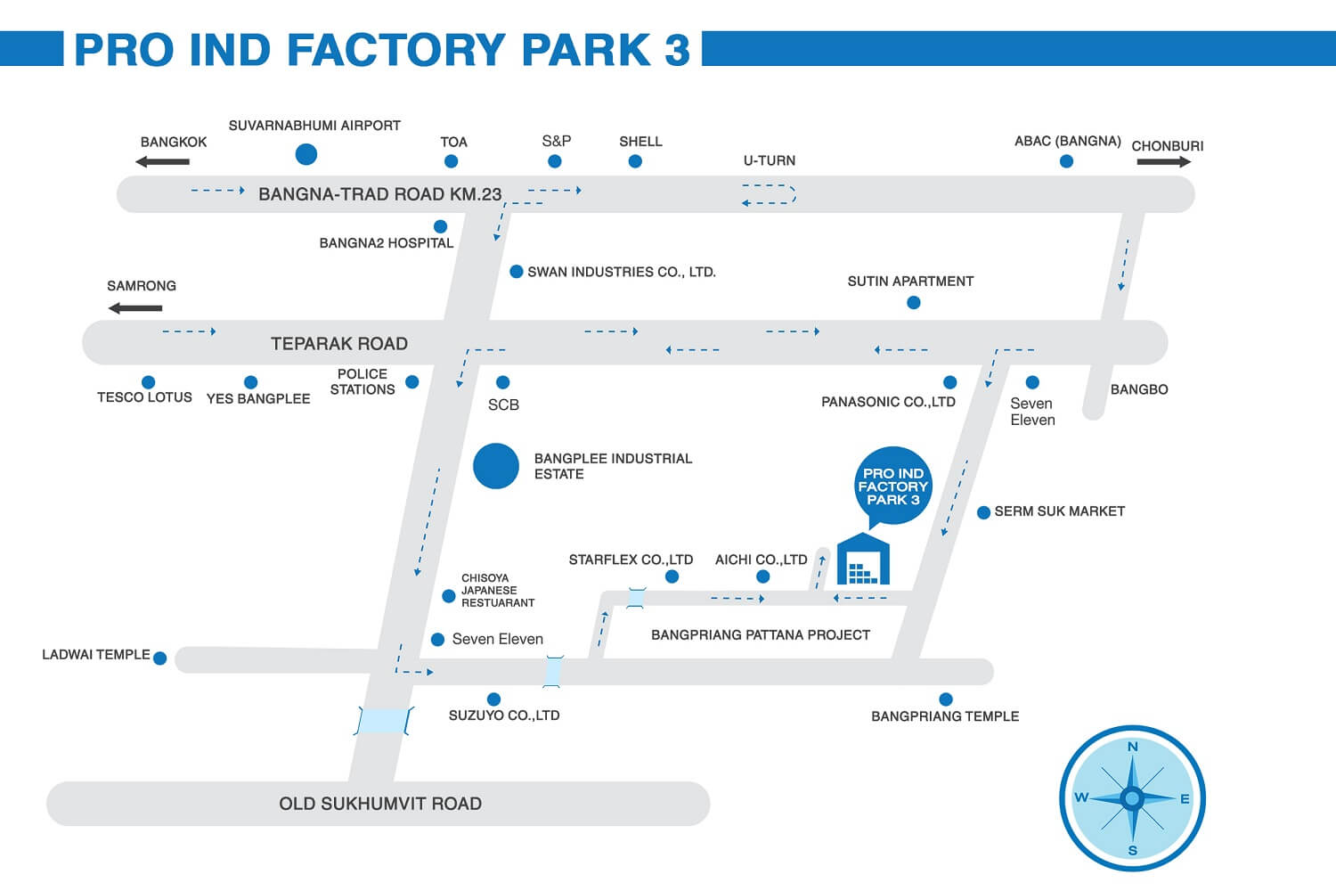 Pro Ind Factory Park 3 Project Map